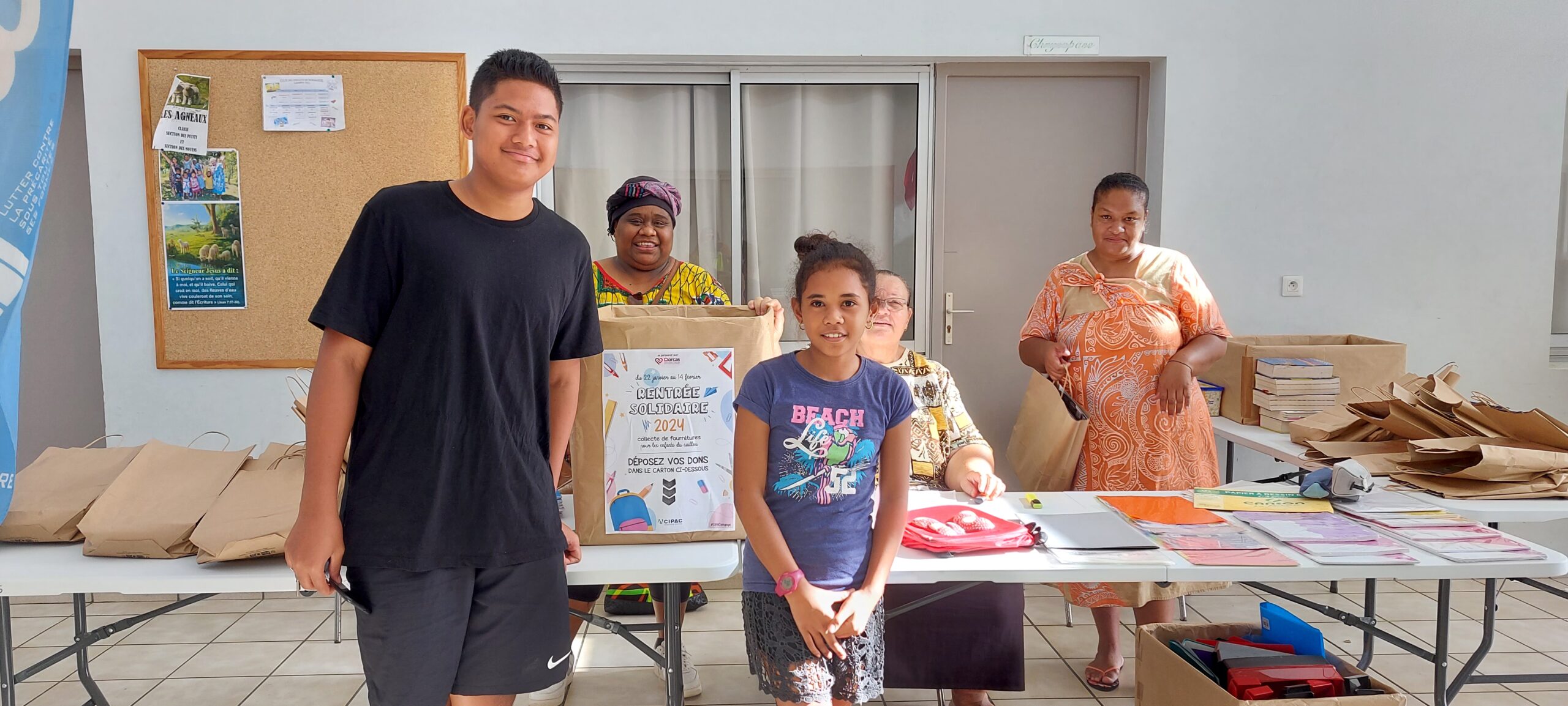 CIPAC engagé pour la rentrée solidaire Des écoliers bien équipés grâce aux dons de la rentrée solidaire